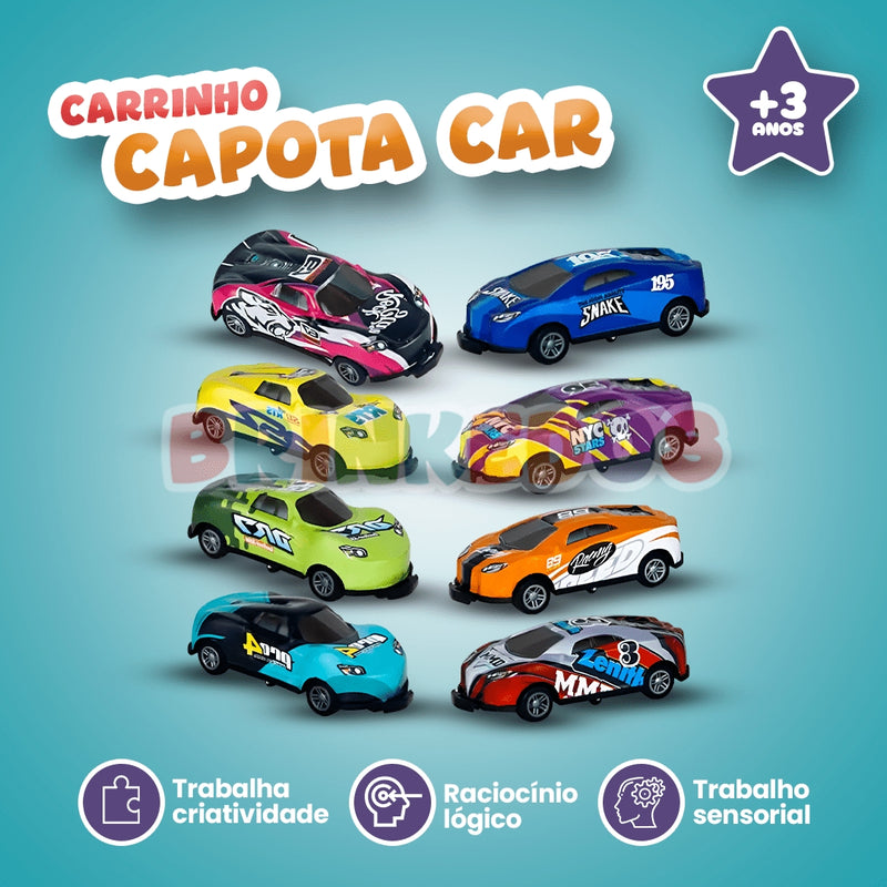 Carrinho Capota Car - kit 8 carrinhos