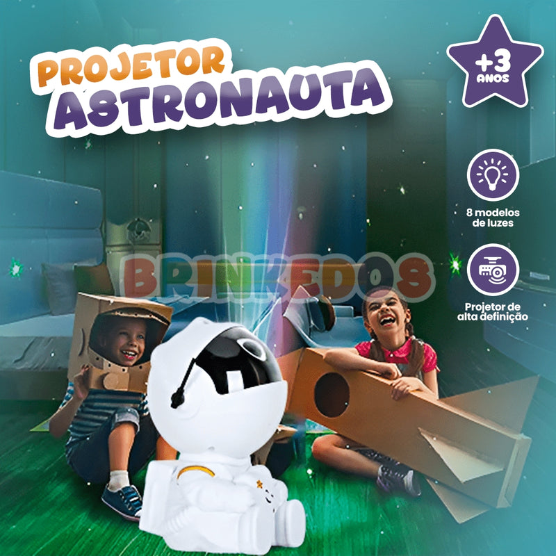 Projetor Astronauta de Estrelas e Galáxias