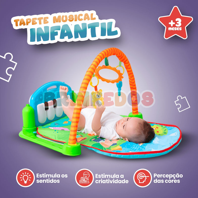 Tapete Musical Infantil De Atividades Com Piano