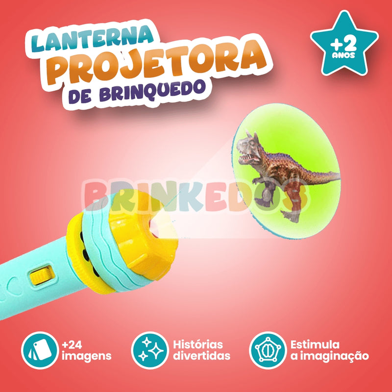 Lanterna Projetora De Brinquedo Com 24 Imagens