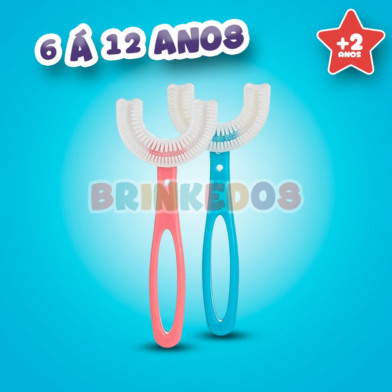 Escova de Dentes infantil 360°